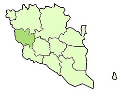 Location of Sungai Ruan