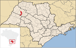 Location in São Paulo state