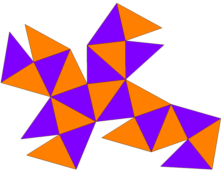 File:Tetrakishexahedron net.png