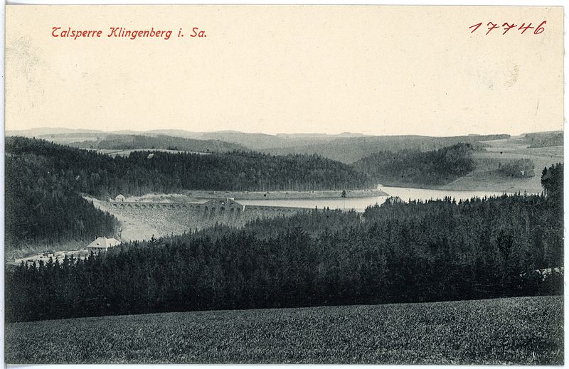 Archivo:17746-Klingenberg-1914-Talsperre-Brück & Sohn Kunstverlag.jpg