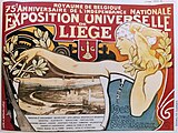 Official poster for the Exposition Universelle of 1905 in Liège