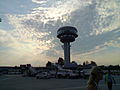 Control tower (front view)