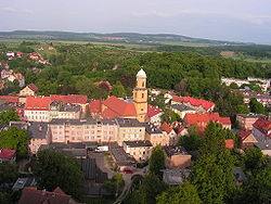 View over the town