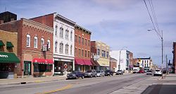 Downtown Bucyrus on South Sandusky Avenue