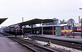 Ym train at Køge Station, Østbanen.