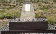 Memorial to Lt. Col. H. Jones VC OBE, outside Darwin settlement, marking the spot where he was killed.