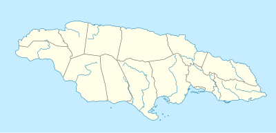 Mapa de localización de Jamaica