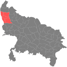 Meerut division.svg