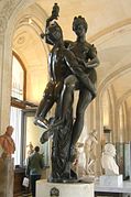 Mercury and Psyche, bronze by Adrien de Vries.