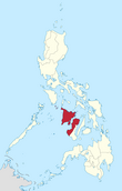 Map of the Philippines highlighting Western Visayas