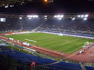 Estadio Olímpico de Roma donde se disputará la final del torneo.