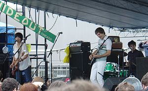 Enon live at the Hideout Block Party in Chicago, 2006