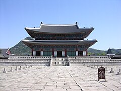 Gyeongbokgung Palace in Seoul, South Korea.