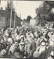 Mourners at Huseyni's funeral gather near Sheikh Jarrah