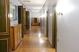 Corridor to private rooms in Niavaran Palace