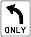 L1 Left turn only