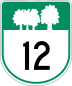 Route 12 marker