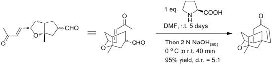 Platensimycin reaction