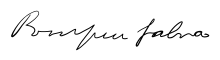 Pompeu Fabra’s signature.svg