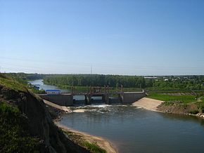 Петропавловский гидроузел на реке Ишим