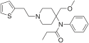 Chemical structure of Sufentanil.