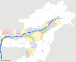 Map of Assam