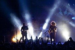 Coheed and Cambria at Central Park in 2010.