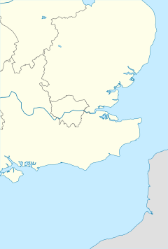 Brighton & Hove Albion F.C.–Crystal Palace F.C. rivalry is located in Southeast England