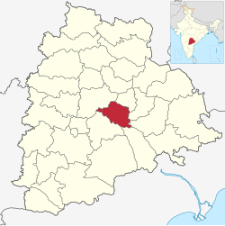 Location in Telangana