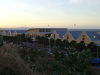 The New Curaçao terminal at dusk.