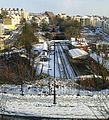 Above the tunnel mouth, in the snow (January 2006)