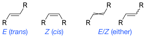 File:E-Z notation in alkenes.svg