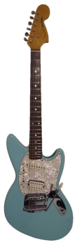 A Fender Jag-Stang Sonic Blue