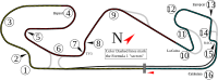 Layout of the Circuit de Catalunya