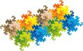 Dragon curve tiling