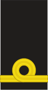 Insignia de Teniente de la Marina de Brasil.