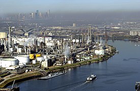 Port of Houston along the Houston Ship Channel