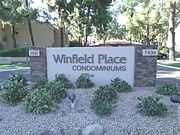 On June 29, 1978, actor Bob Crane of Hogan's Heroes fame was murdered in apartment 132A of the Winfield Place Apartments (now the Winfield Place Condominium). The complex is located at 7430 E. Chaparral Road.[109]