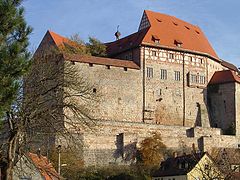 Castillo de Cadolzburg cerca de Núremberg (desde 1260 sede de los burgraves)