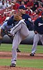 Ben Sheets pitching for the Milwaukee Brewers in 2008