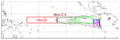 Map showing Nino3.4 and other index regions