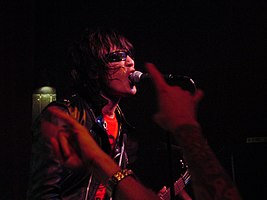 Seiji, lead singer and guitarist for Guitar Wolf