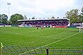 The roofed grandstands with seating for 1,150 spectators