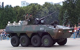 KTO Rosomak — польская лицензионная версия Patria AMV, 2006 год.