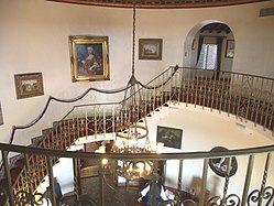 View of foyer from balcony