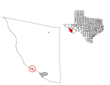 Location of Presidio, Texas