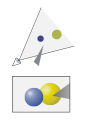 In this graphic chart the position of two planets in relation to a viewer, and their position as they appear to a specific viewer is shown. These types of charts are used in various textbooks to describe various scientific phenomena. They are used as well by manufacturers for their manuals in order to help the buyers to become familiar with the working of a gadget.[73]