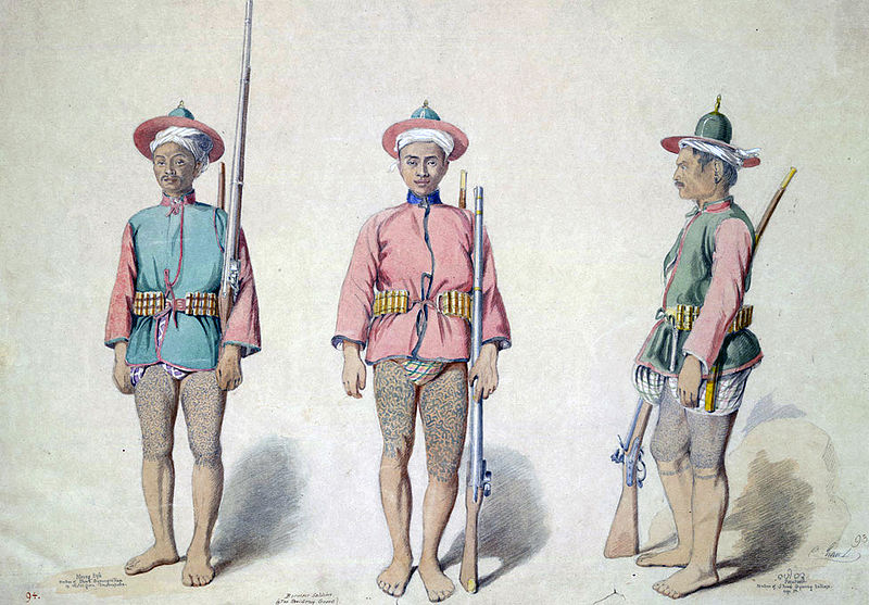 File:Three Burmese infantry soldiers.jpg