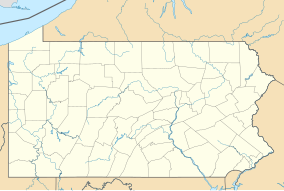 Map showing the location of Ohiopyle State Park