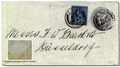 Image 11A postal stationery envelope used from London to Düsseldorf in 1900, with additional postage stamp perfinned "C & S" identifying the user as "Churchill & Sim" per the seal on the reverse shown on inset. A perfin, the contraction of 'PERForated INitials', is a pattern of tiny holes punched through a postage stamp. Organizations used perforating machines to make perforations forming letters or designs in postage stamps with the purpose of preventing pilferage. It is often difficult to identify the originating uses of individual perfins because there are often no identifying features but when a perfin is affixed to a cover that has some user identifying feature, like a company name, address, or even a postmark or cancellation of a known town where the company had offices, this enhances the perfin.